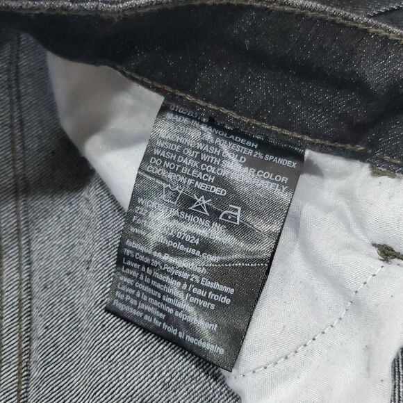 South Pole Men’s Skinny Black Jean with 4 way stretch, Size 30x32,,Nwot - Picture 8 of 8